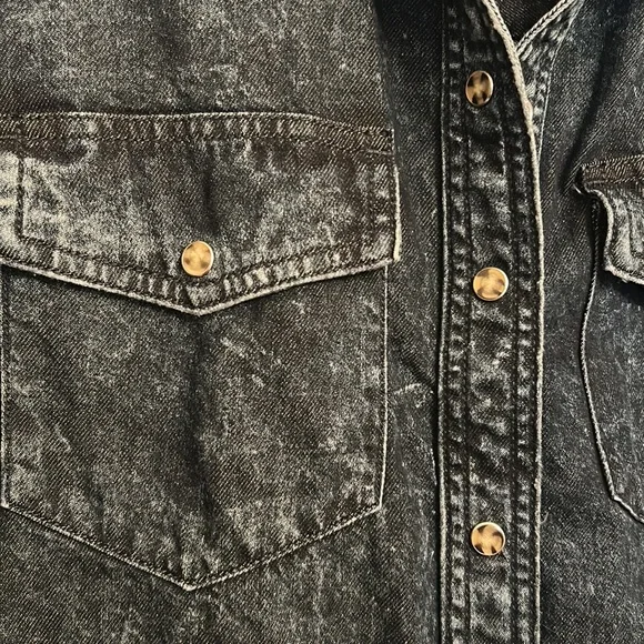 EUC American Eagle Denim Shacket - Picture 3 of 5